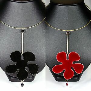 【送料無料】アクセサリー ネックレスタイヤネックレスジュエリーフラワーレッドブラックpilgrim halsreif, cuello neumticos, collar, joyera, bisutera, flor, rojo, negro|hokushin