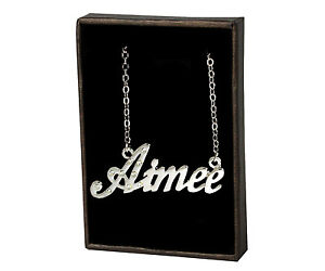 【送料無料】アクセサリー　ネックレスｋゴールドメッキペンダントファミリーガールフレンドcollar con nombre aimee 18k chapado en oro regalo novia familia colgante｜hokushin 22,052円