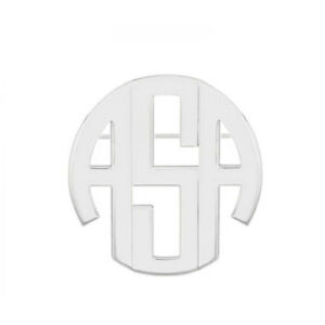 New限定品 送料無料 アクセサリー ネックレススターリングシルバーモノグラムブロックブローチ1 15 O 2 Tres Iniciales Bloque Monogram Broche En Plata De Ley 925 お気にいる Www Caymanislandsrealty Com