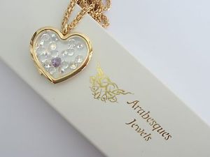 【送料無料】アクセサリー　ネックレスアラベスクメモリポットフローティングメダイヨンネックレスペンダントarabesques charm corazn olla memoria vivientemedalln flotantecollarcolgante de oro｜hokushin 16,485円