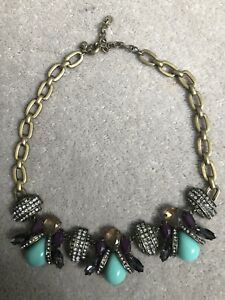 【送料無料】アクセサリー　ネックレスガラスネックレスj crew de resina, vidrio y allanar collar de declaracin