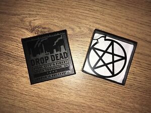 【送料無料】アクセサリー　ネックレスレアドロップデッドイヤリングマントラraro drop dead clothing pentagrama pendientes oli sykes bmth mantra amo