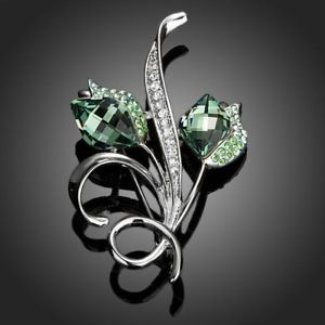 【送料無料】アクセサリー　ネックレスカップルレディーススカーフピンブローチpareja en ciernes flores hijab bufanda pin broche para mujeres nias damas mj0030
