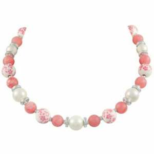 【送料無料】アクセサリー　ネックレスプラドコーラルピンクシルバートーンアカウントネックレスprado floral rosa coral collar con cuentas de tono plata
