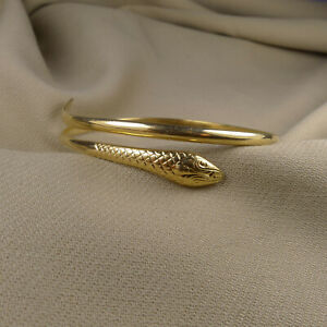 【送料無料】アクセサリー　ネックレスプラークブレスレットビンテージbracelet serpent vintage en plaqu or