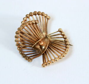 【送料無料】アクセサリー　ネックレスデザインブローチプラークbroche ancienne design moderniste plaqu or