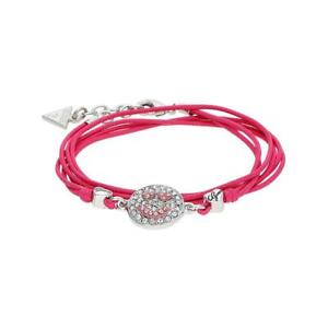 【送料無料】アクセサリー　ネックレスピンクスワロフスキードナクオーレbracciale doppio giro guess ubb81157 acciaio swarovski rosa donna cuore