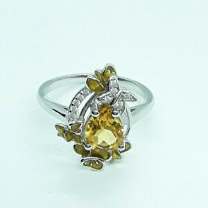 【送料無料】アクセサリー　ネックレスクリエイションアルジェントシリトンagnes creations bague crateur argent orne citrine jaune amp; email taille 53