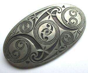 【送料無料】アクセサリー　ネックレスアルジェントビンテージブローチbroche ancienne celtique en tain couleur argent cornouailles bijou vintage 5061