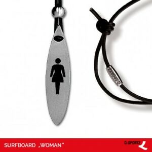 【送料無料】アクセサリー　ネックレスサーフボードステンレススチールトレーラqsportz surfboard woman joyas remolque de acero inoxidable