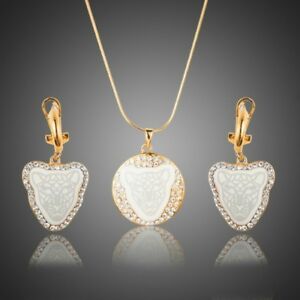 【送料無料】アクセサリー　ネックレスパンサークリップペンダントセットネックレスヘッドレディースcabeza de pantera pendientes de clip colgante collar set para mujeres nias damas mjj0191