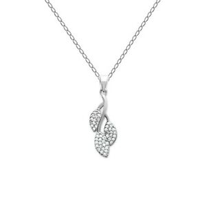 【送料無料】アクセサリー　ネックレスコリアージルコニウムアルジェントcollier en argent rhodi et oxydes de zirconium longueur au choix 45cm ou 50cm