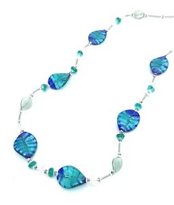 【送料無料】アクセサリー　ネックレスイタリアディムラノcollana donna antica murrina vetro di murano made in italia art vn 199