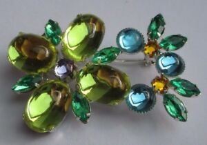 【送料無料】アクセサリー　ネックレスブローチレトロモチーフカボションアージェントベースbroche bijou rtro motif floral cabochon de couleur base couleur argent 1634 15,385円