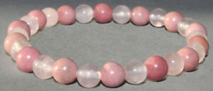 【送料無料】アクセサリー　ネックレスブレスレットローズbracelet quartz rose et rhodonite