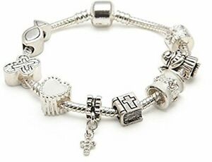 【貨物輸送無料】添え物 頸飾り腕輪de chica primera comuninconfirmacin pulsera baado en plata