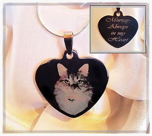 【送料無料】アクセサリー ネックレスタグカスタムメッセージパーソナライズネックレスgrabado brillante corazn etiqueta de perro, personalizado foto y mensaje, personalizado collar