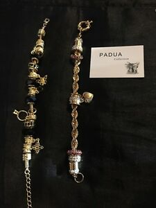 【貨物輸送無料】添え物 ネックレスコレクションブレスレットパドヴァdos pulseras de coleccin encantadora padua