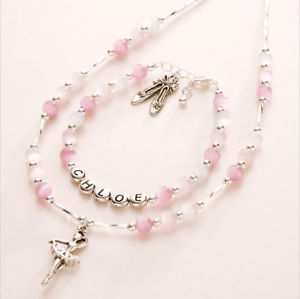 【送料無料】アクセサリー　ネックレスカスタムバレエダンサーアンプpersonalizado ballet set de joyera, cualquier chica nombre, bailarina amp; 15,385円