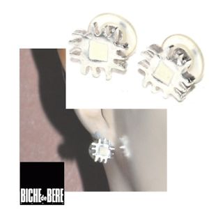 【送料無料】アクセサリー　ネックレスラプラークアルジェントブランイヤリングbiche de bere boucles doreilles plaqu argent mail blanc bijou earring