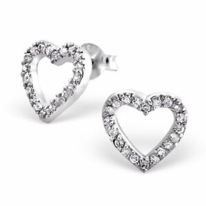 【送料無料】アクセサリー ネックレスシルバーイヤリングスタッドイヤリングpendientes corazn con cristales 20 925 plata seora aretes mujeres studs chica|hokushin