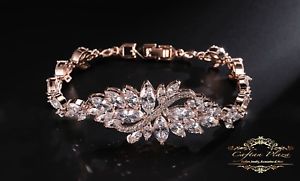 【送料無料】アクセサリー　ネックレスブレスレットｋスワロフスキークリスタルbrazalete pulsera 18k rosgold plt con swarovski aaa cristales｜hokushin