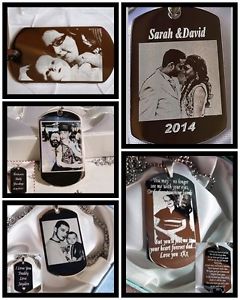 【送料無料】アクセサリー　ネックレス　タグネックレスカスタムタグネックレスカスタムフォトincisa foto su dog tag collana, personalizzata dog tag collana, personalizzate foto 12,586円