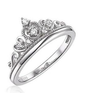 【貨物輸送無料】付属物 頸飾り スターリングシルバープリンセスリングサイズsterling silver princess anello taglia l ジュエリー・アクセサリー-ネックレス・ペンダント-男女兼用アクセサリー
