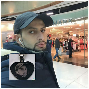 【送料無料】アクセサリー　ネックレス　タグネックレスカスタムタグquadro inciso su cuore dog tag collana, personalizzate foto mens dog tag, id per animali,｜hokushin