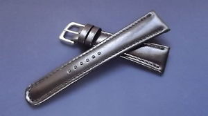 【貨物輸送無料】付属物 頸飾り ブレスレットノワールクロノbracelet montre en cuir de veau noir modle chrono disponible de 18  28粍 ジュエリー・アクセサリー-男女兼用アクセサリー