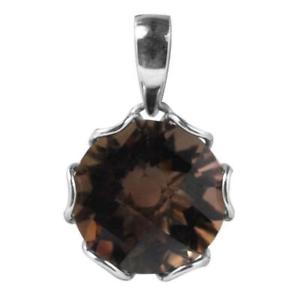 【送料無料】アクセサリー　ネックレス　ペンダントスターリングシルバースモーキークオーツセントciondolo argento sterling con quarzo fum sp7993st｜hokushin