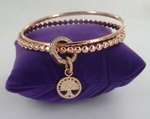 【送料無料】アクセサリー　ネックレス　ローズゴールドライフユナイテッドブレスレットツリーブレスレットrose gold stargems originale albero della vita uniti bracciale con charm braccialetto doppi