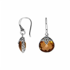 【送料無料】アクセサリー　ネックレス　シルバーナシイヤリングシトリンae6180ct argento pears forma orecchini con citrino｜hokushin 14,386円