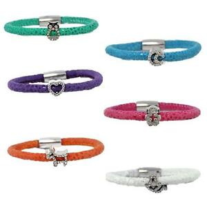 【貨物輸送無料】付属物 首飾り カフオーガスタデワイヤbracciale razza augusta de carolis 1 filo colori vari con charm e cristalli