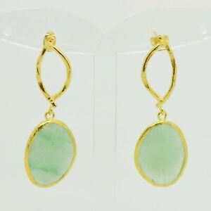 【送料無料】アクセサリー　ネックレス　ストーンイヤリングaylas placcato oro semi preziosi gem stone giada orecchini｜hokushin