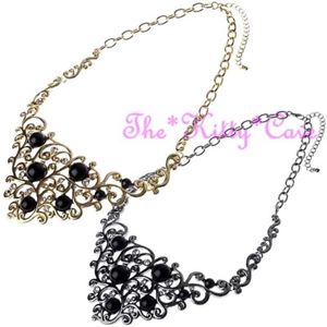 【貨物輸送無料】付属物 頸飾り シックメタルスクロールmassiccio filigrana forma a v chic metallo artigianale decorativo scorrere ジュエリー・アクセサリー-ネックレス・ペンダント-男女兼用アクセサリー