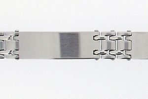 【貨物輸送無料】付属物 首飾り パネルステンレススチールブレスレット3 pannello bracciale インチ acciaio inossidabile b30s