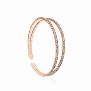 【送料無料】アクセサリー　ネックレス　ブレスレットピンクロマンチックbracciale metallo rosato e cristalli gialli stroili romantic shine mod 1663895