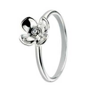 【送料無料】アクセサリー ネックレス エレメントシルバーフラワーリングサイズelements silver cz fiore anello, dimensione n, r3442c|hokushin