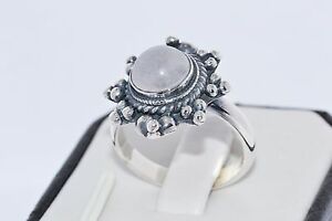 【貨物輸送無料】添え物 頸飾り カットアメリカリングハンド925 argento sterling anello fatto a mano con quarzo bianco taglia ukp  usa  8