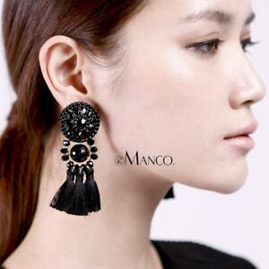 【貨物輸送無料】付属物 頸飾り ウィメンズロングイヤリングイヤリングemanco womens long earrings hanging drops tassels earring for women ethnic stat ジュエリー・アクセサリー-男女兼用アクセサリー-ネックレス・ペンダント