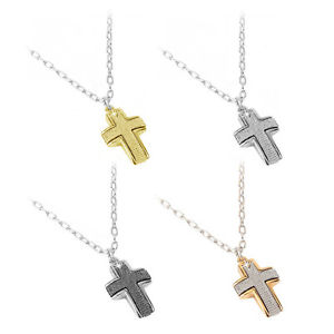 【送料無料】アクセサリー　ネックレス　ペンダントネックレスクロスマンビブロスクロスシルバーブラックゴールドcollana pendente croce uomo byblos blumeb 8551 croce catenina silver oro nero