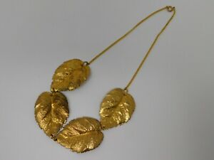 【送料無料】アクセサリー　ネックレス　コリアーヴィンテージcollier vintage aux feuilles dor