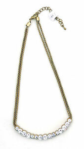 【送料無料】アクセサリー　ネックレス　デラックススイートラベルカラーネックレスsweet deluxe collare collana con grandi cristalli nuovo senza etichetta