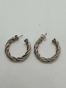 【送料無料】アクセサリー　ネックレス　アルジェントトルサードboucles doreilles croles en argent 925 torsade refn388