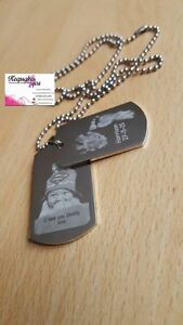 【送料無料】アクセサリー ネックレス カスタムダブルチェーンタグpersonalizzato inciso doppia catena dog tag amp; regalo
