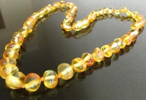 【送料無料】アクセサリー　ネックレス　バルトネックレスビーズ50 cm bellissima vera ambra baltica collana per adultiannodato beads