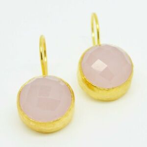 【送料無料】アクセサリー　ネックレス　オスマンストーンイヤリングピンククォーツaylas ottomano placcato oro semi preziosi gem stone orecchini quarzo rosa 21,158円