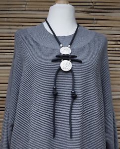 【送料無料】アクセサリー　ネックレス　ロングネックレスペンダントゴムnuova inserzionelagenlook *lolilota* amazing art collana lunga pendentegomma metallo *design*