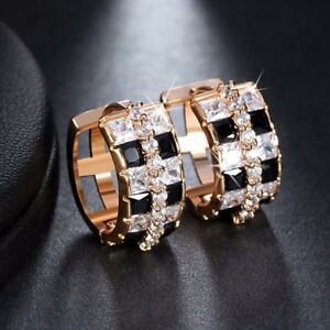 【送料無料】アクセサリー　ネックレス　ロードオブザガールズイヤリングピンブラックジルコンorecchini a perno zircone nero per le donne signore ragazze kome 20